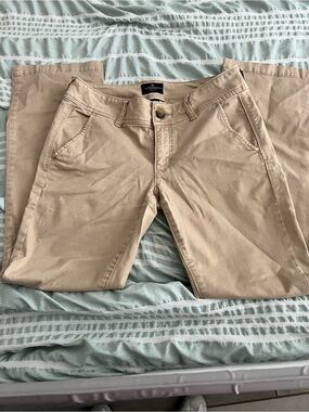 American Eagle Outfitters Khaki/Tan Straight Leg Pants